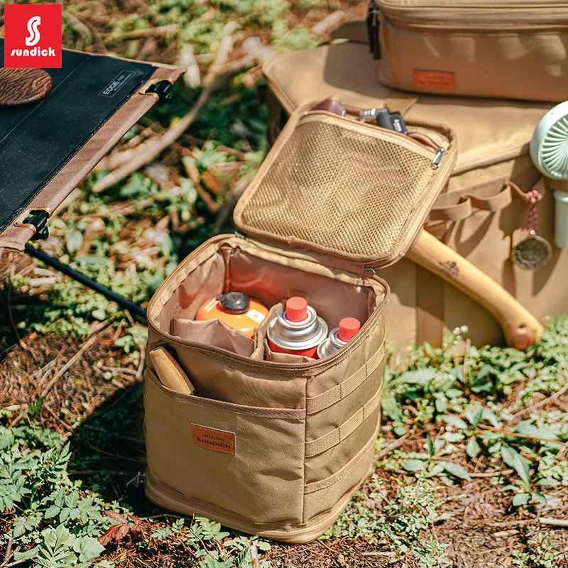 Mountain customer outdoor cooking utensils, tableware sets, pots, gas tanks, anti-collision picnic bags, storage bags, picnic handbags, ice bags, medium size