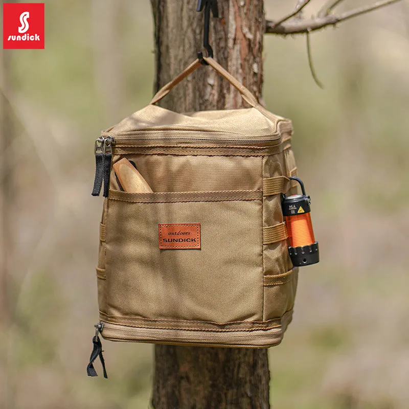 Mountain customer outdoor cooking utensils, tableware sets, pots, gas tanks, anti-collision picnic bags, storage bags, picnic handbags, ice bags, medium size