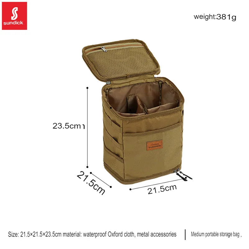 Mountain customer outdoor cooking utensils, tableware sets, pots, gas tanks, anti-collision picnic bags, storage bags, picnic handbags, ice bags, medium size