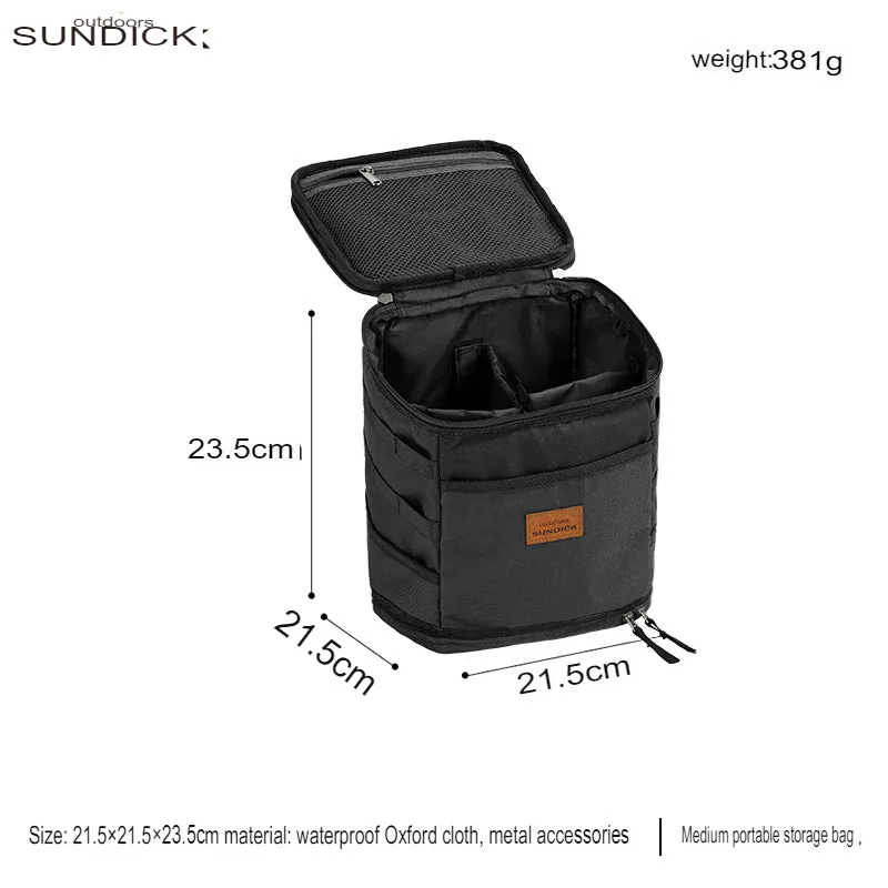 Mountain customer outdoor cooking utensils, tableware sets, pots, gas tanks, anti-collision picnic bags, storage bags, picnic handbags, ice bags, medium size