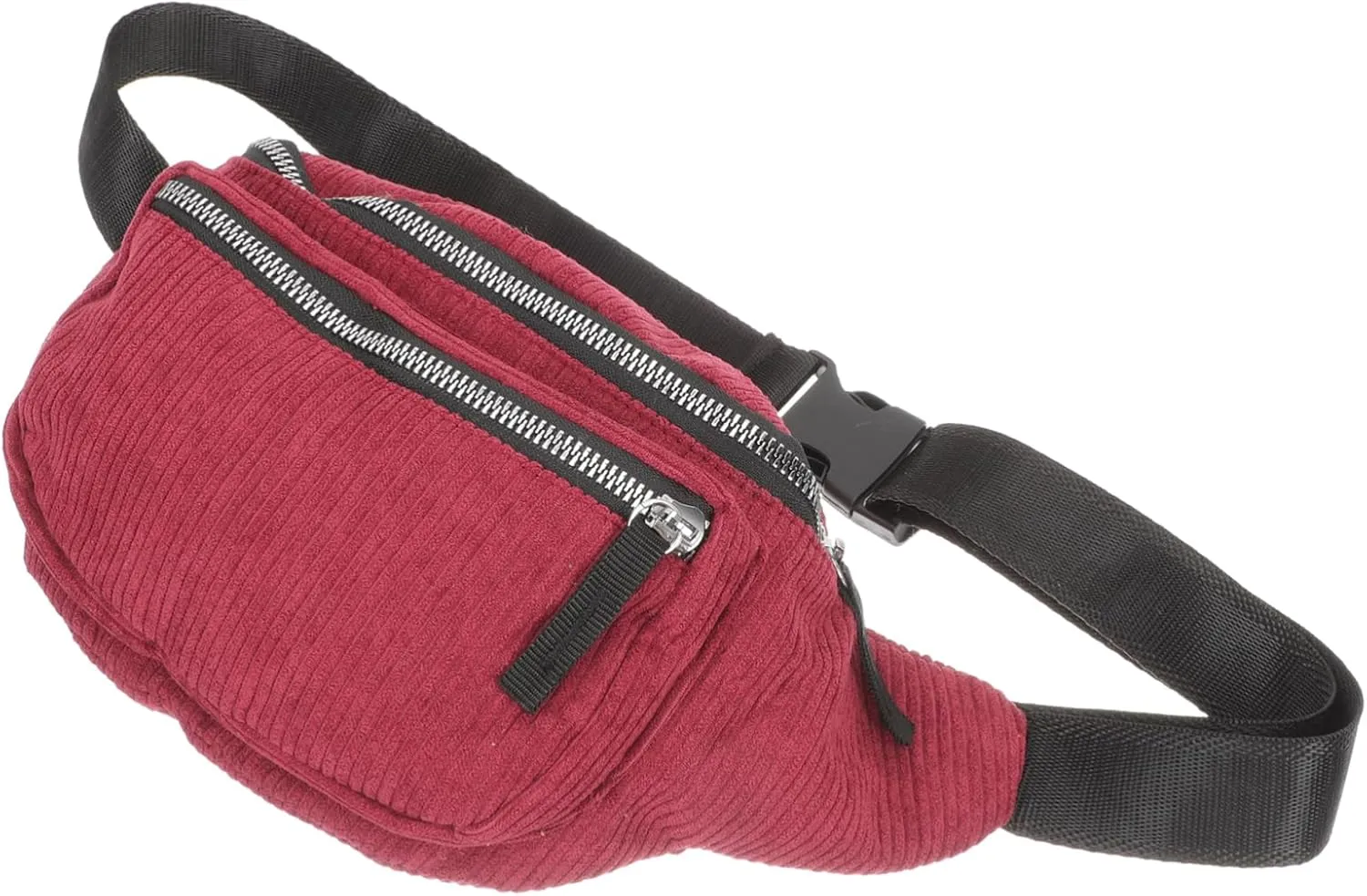 NOLITOY Outdoor Chest Bag Single-shoulder Running Belt Fanny Pack Velour Material