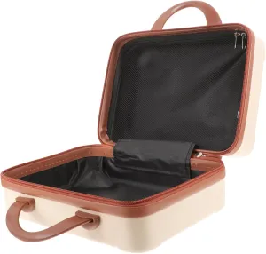 NOLITOY Portable Makeup Case Makeup Carrying Suitcase Travel Toiletries Bag for Women