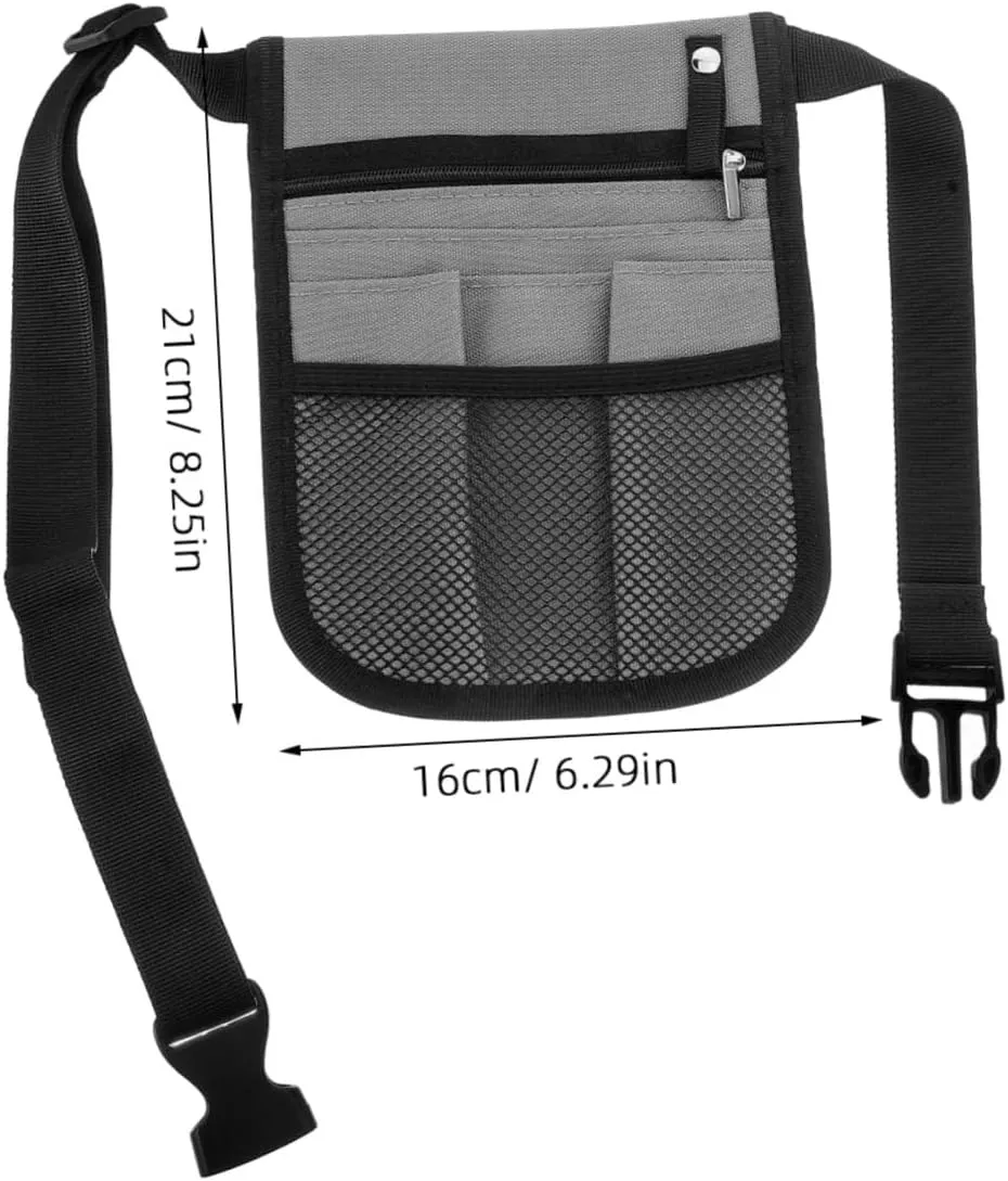 Nurse Utility Organizer Adjustable Waist Bag Pockets Medical Tool Belt Crossbody Pouch for Nurses