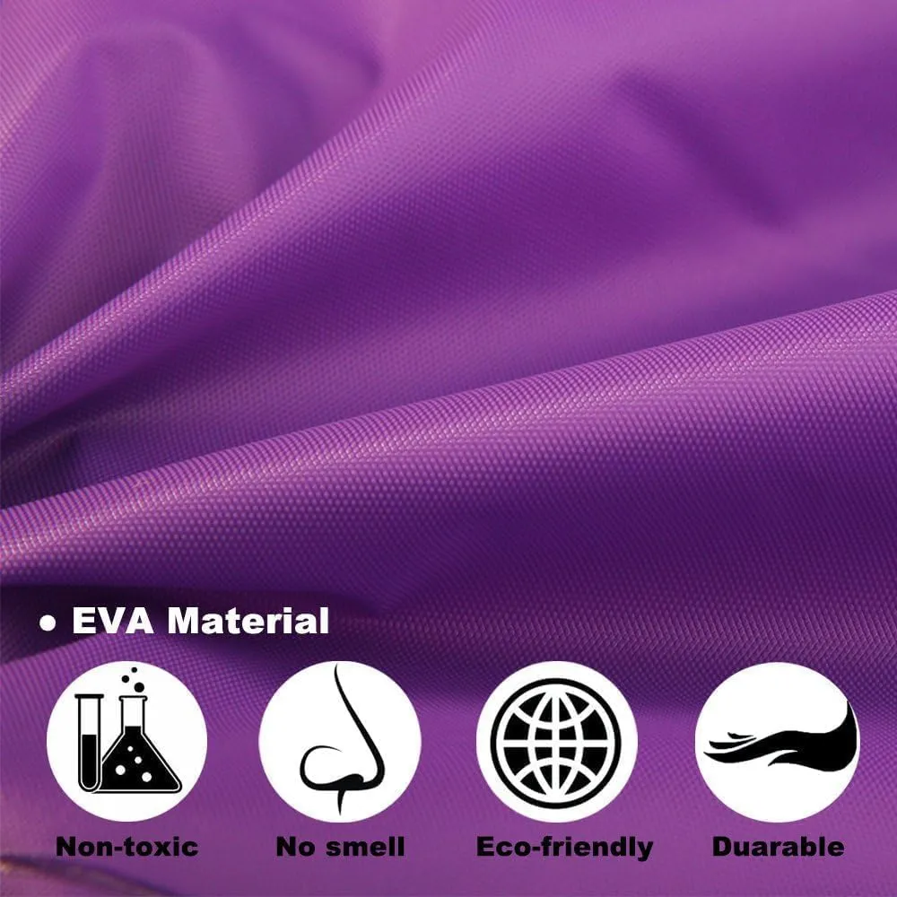 Opret 2 Pack Raincoats for Adults Reusable, EVA Rain Ponchos Lightweight Rain Coat Waterproof Rain Gear for Men and Women