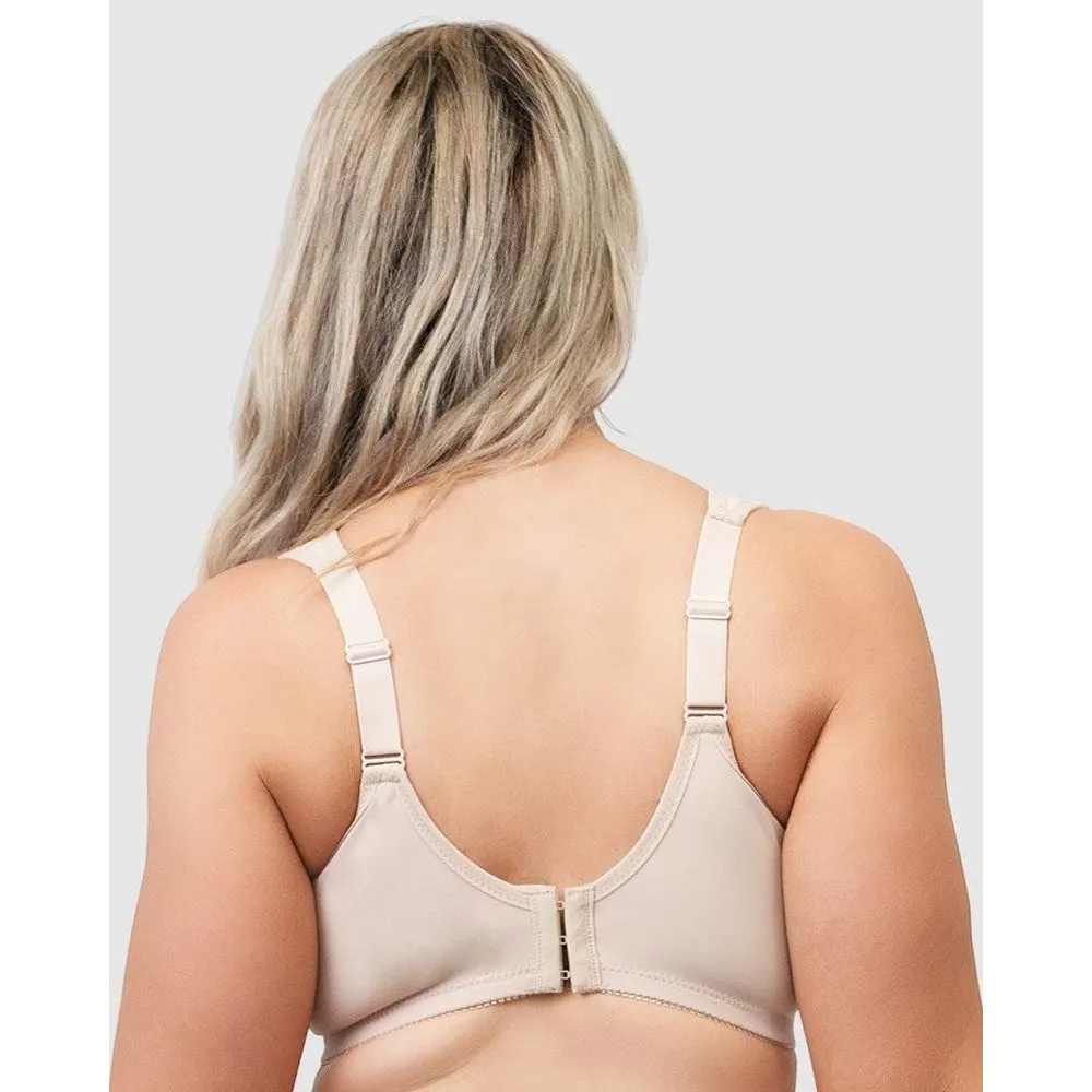 Padded Wide Strap Wirefree Plus Size Bra
