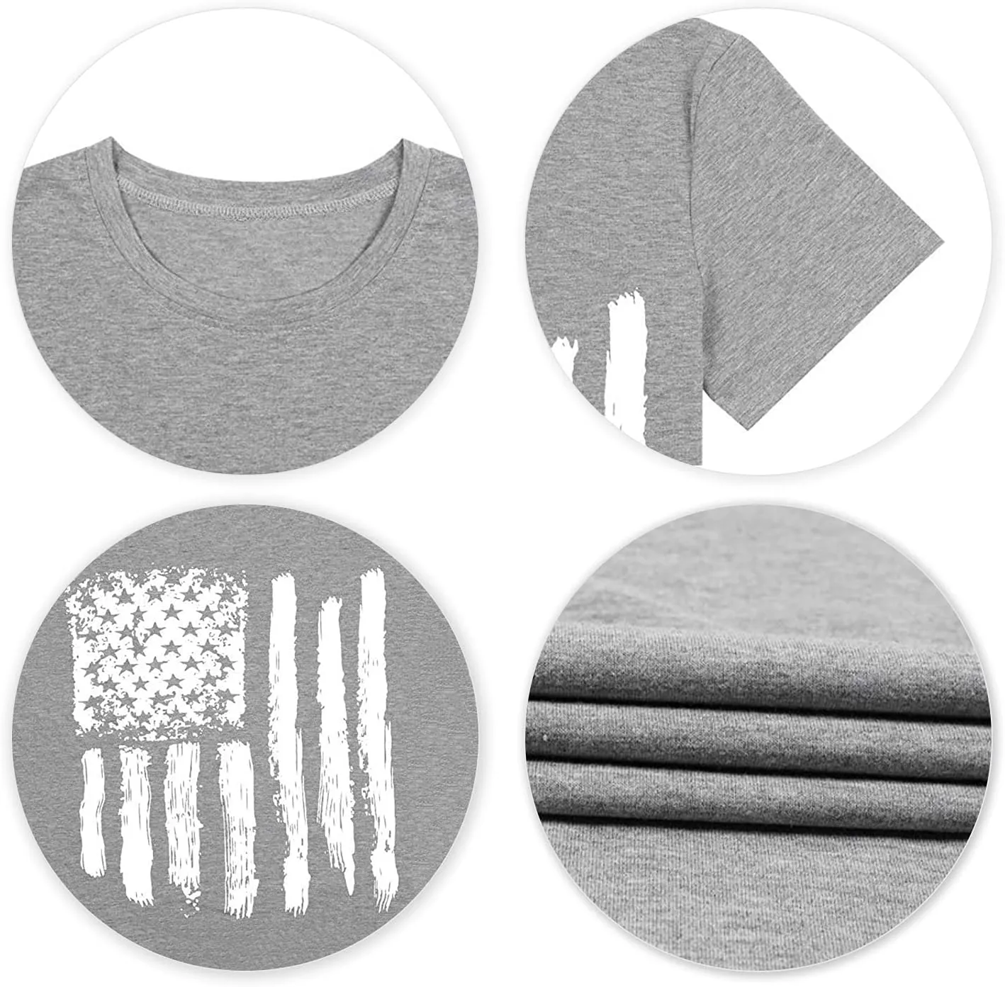 Patriotic Shirts for Women American Flag Shirt 4th of July Tshirt Graphic Tees Casual Short Sleeve Tee Top