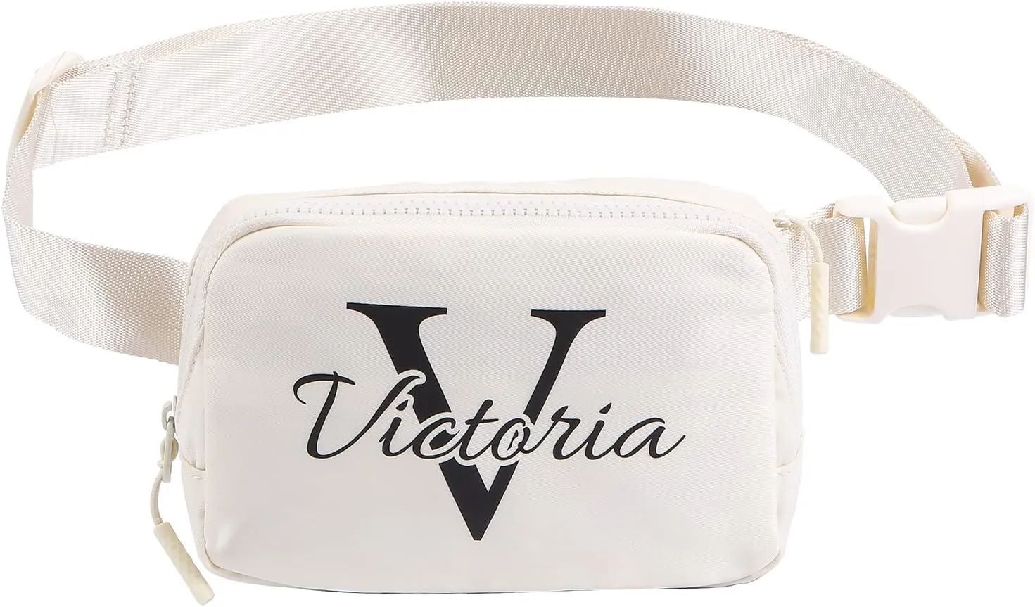 Personalized Belt Bag for Women Girls  Custom Name or Initial Fanny Pack, Adjustable Nylon Crossbody & Waist Bag for Running, Hiking, Cycling, Travel  Trendy Mini Waist Pack, Teen Gifts