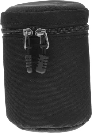 Professional Camera Lens Bag Shock Lens Pouch for DSLR Lenses Portable and Durable PU Material Compact Design for Easy Carrying for Photographers and Photography