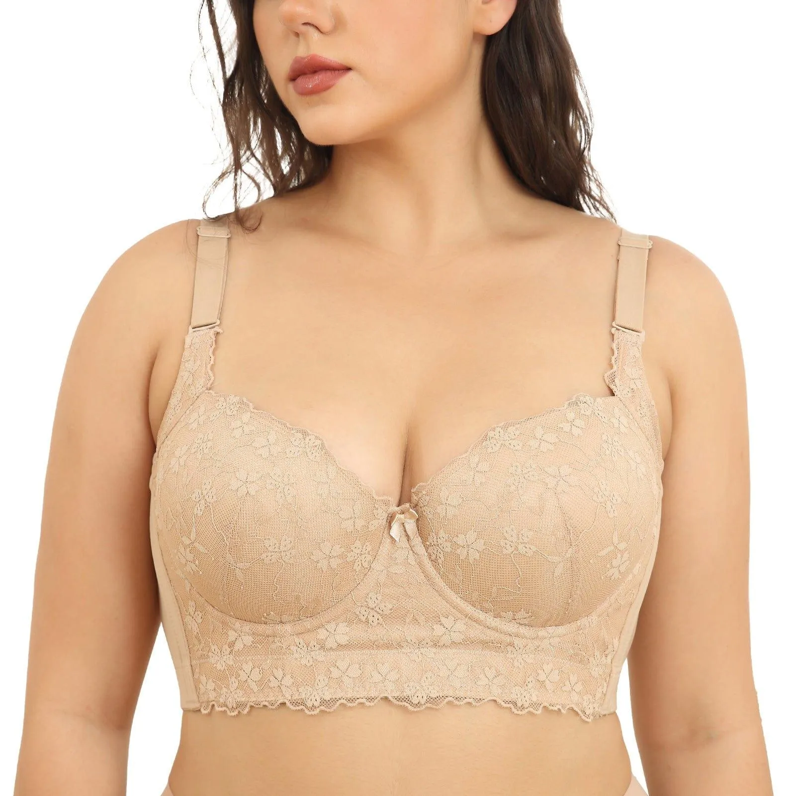 "Add One Cup" Push Up Bra Underwire Corset Top Bustier