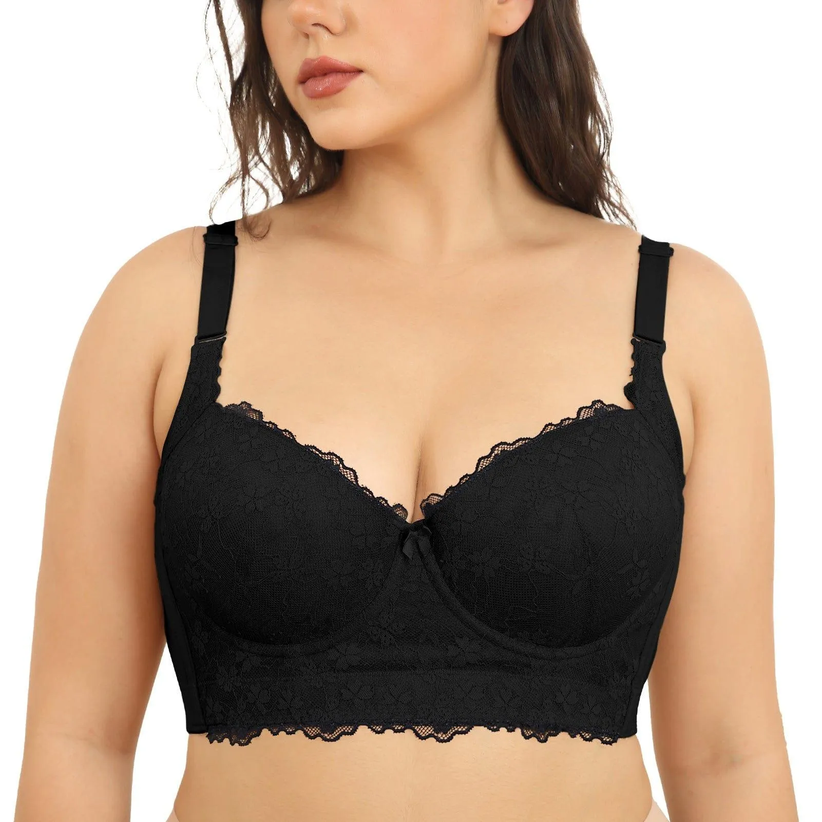 "Add One Cup" Push Up Bra Underwire Corset Top Bustier
