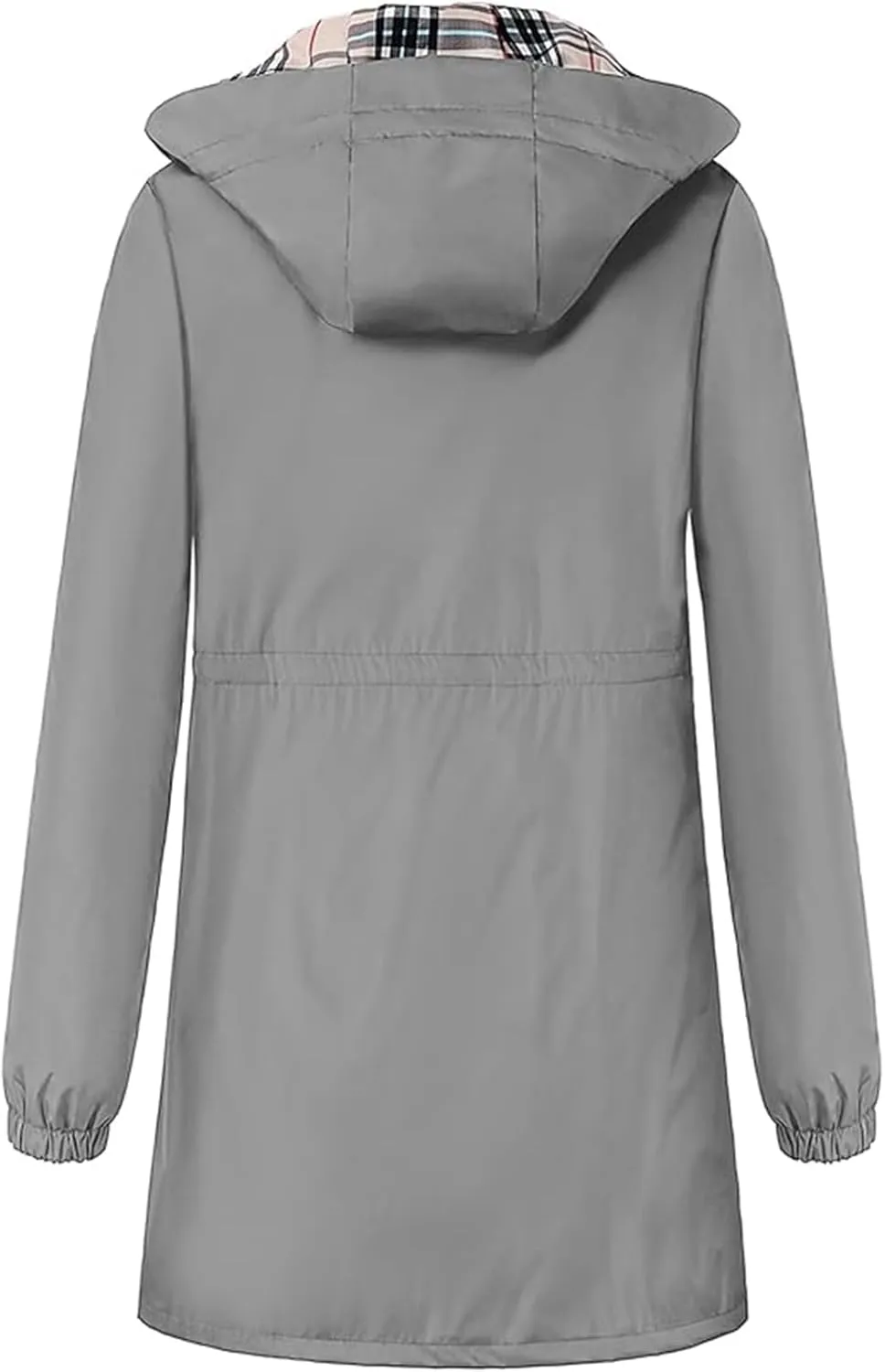 Rain Coat for Women Waterproof with Hood Lightweight Women's Rain Jacket Outdoor Trench Windbreaker Long Raincoats