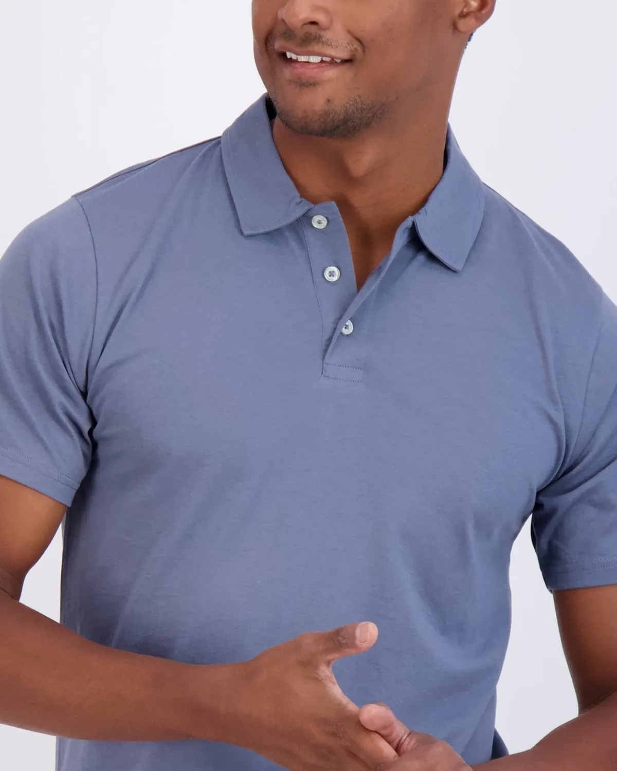 Real Essentials 3 Pack: Men's Jersey Cotton Short Sleeve Polo Shirt - Breathable Performance Polo (Available in Big & Tall)