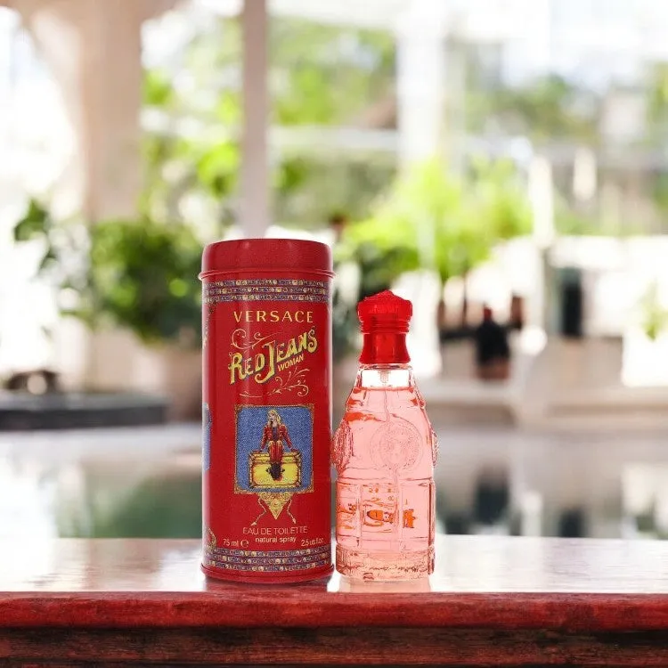 Red Jeans by Versace Eau De Toilette Spray