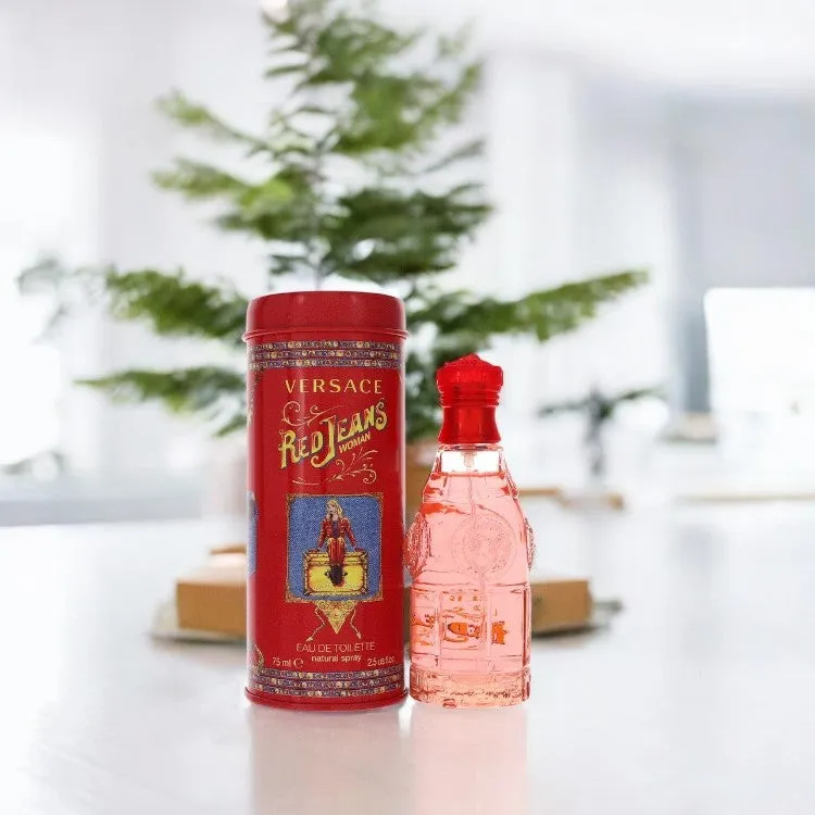 Red Jeans by Versace Eau De Toilette Spray
