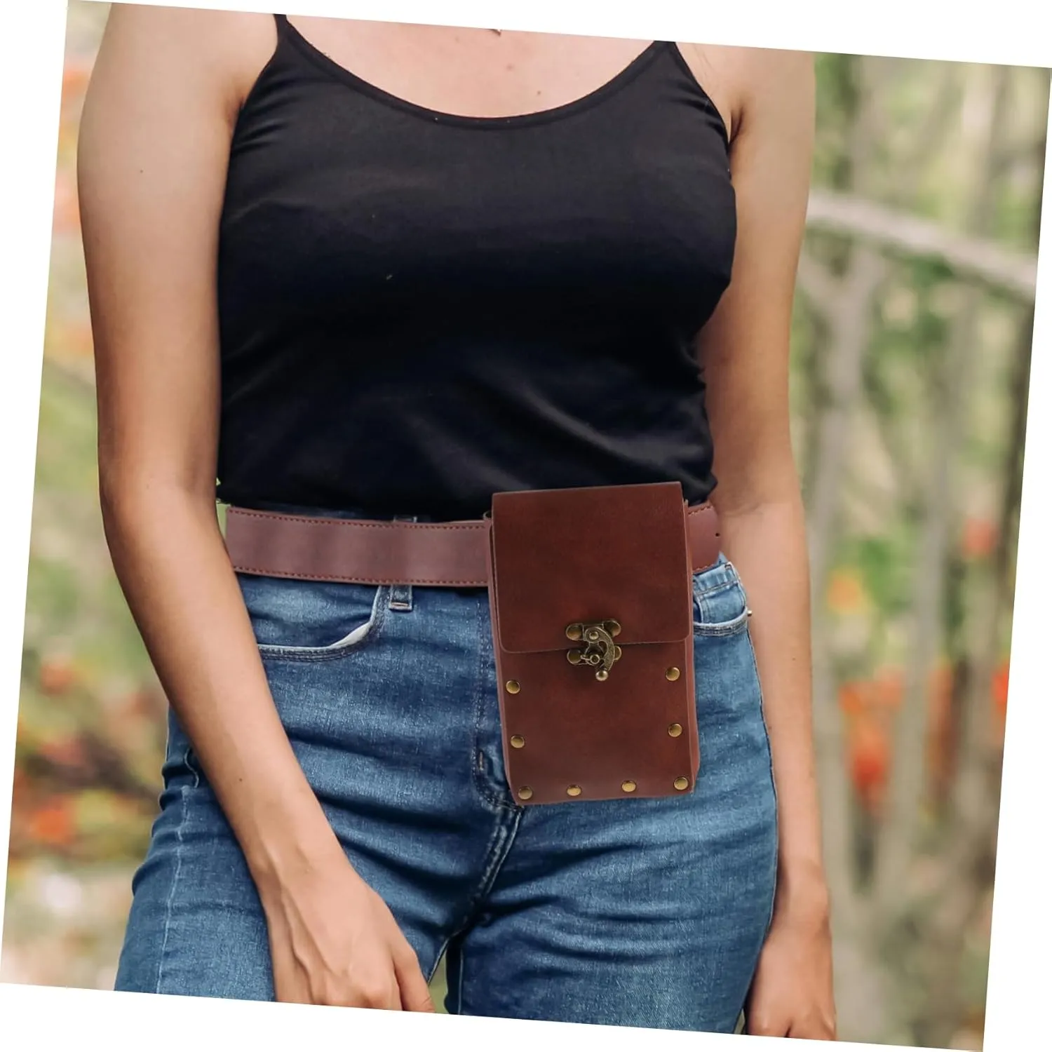 Retro Waist Pouch Fashion Belt Bag Small Waist Bag for Women for Travel Everyday