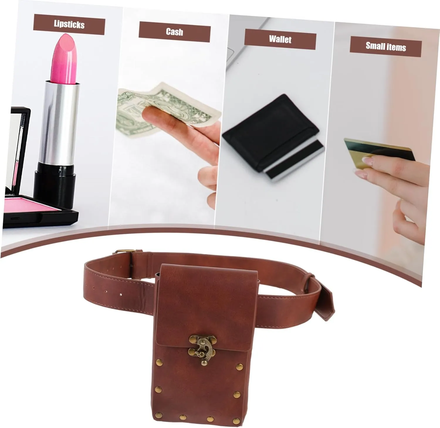 Retro Waist Pouch Fashion Belt Bag Small Waist Bag for Women for Travel Everyday