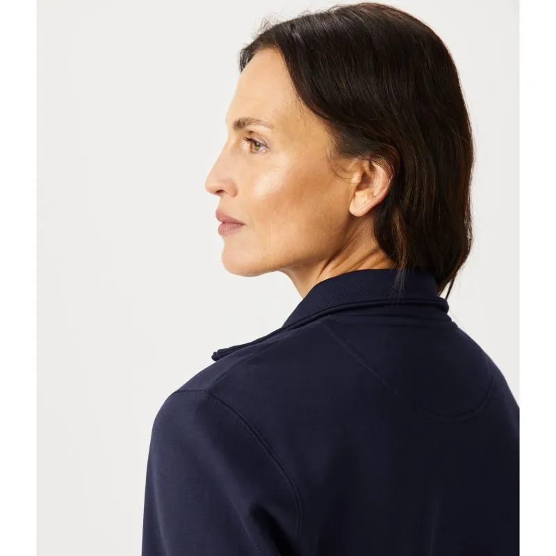 R.M.Williams Trickett Ladies Zip Neck Sweatshirt - Navy