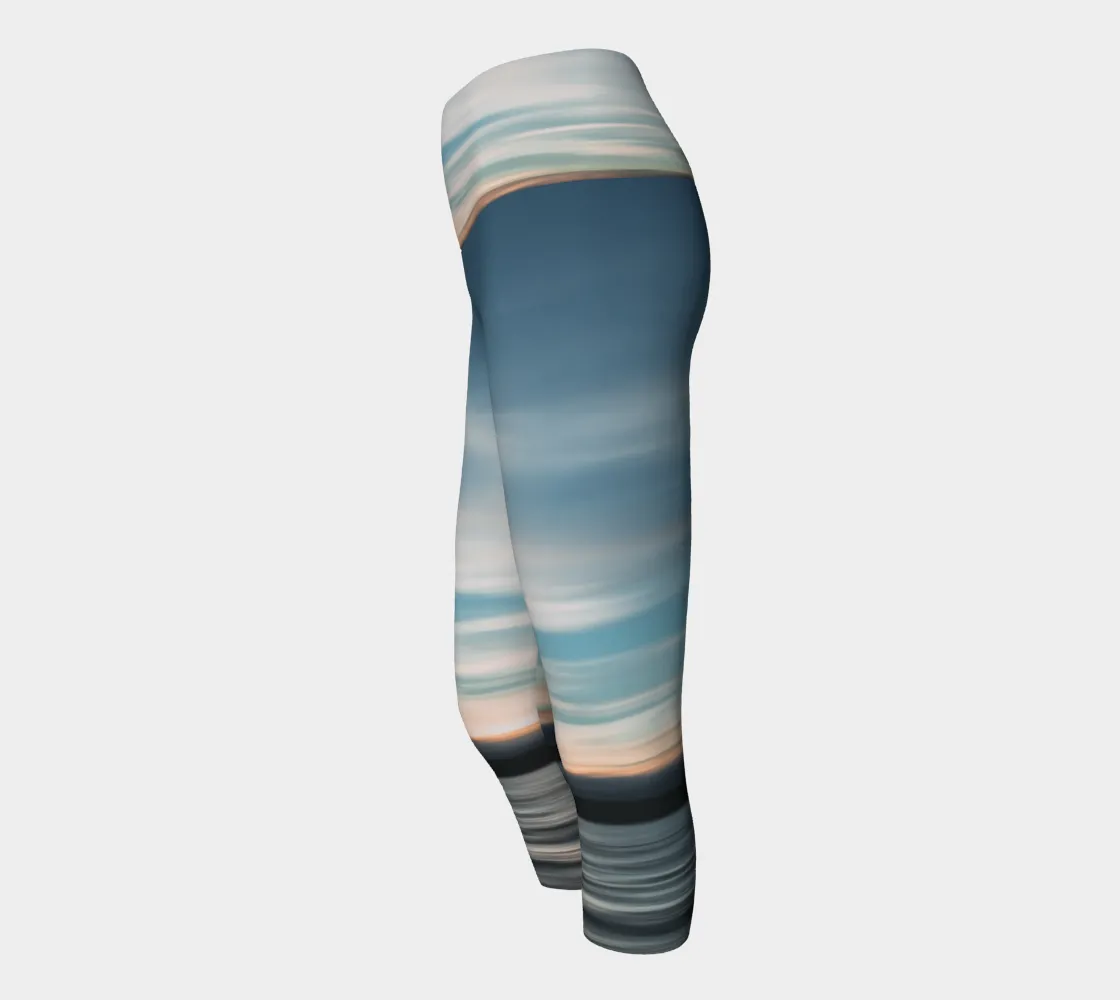 Sea Ripples Fashion   Yoga Capris