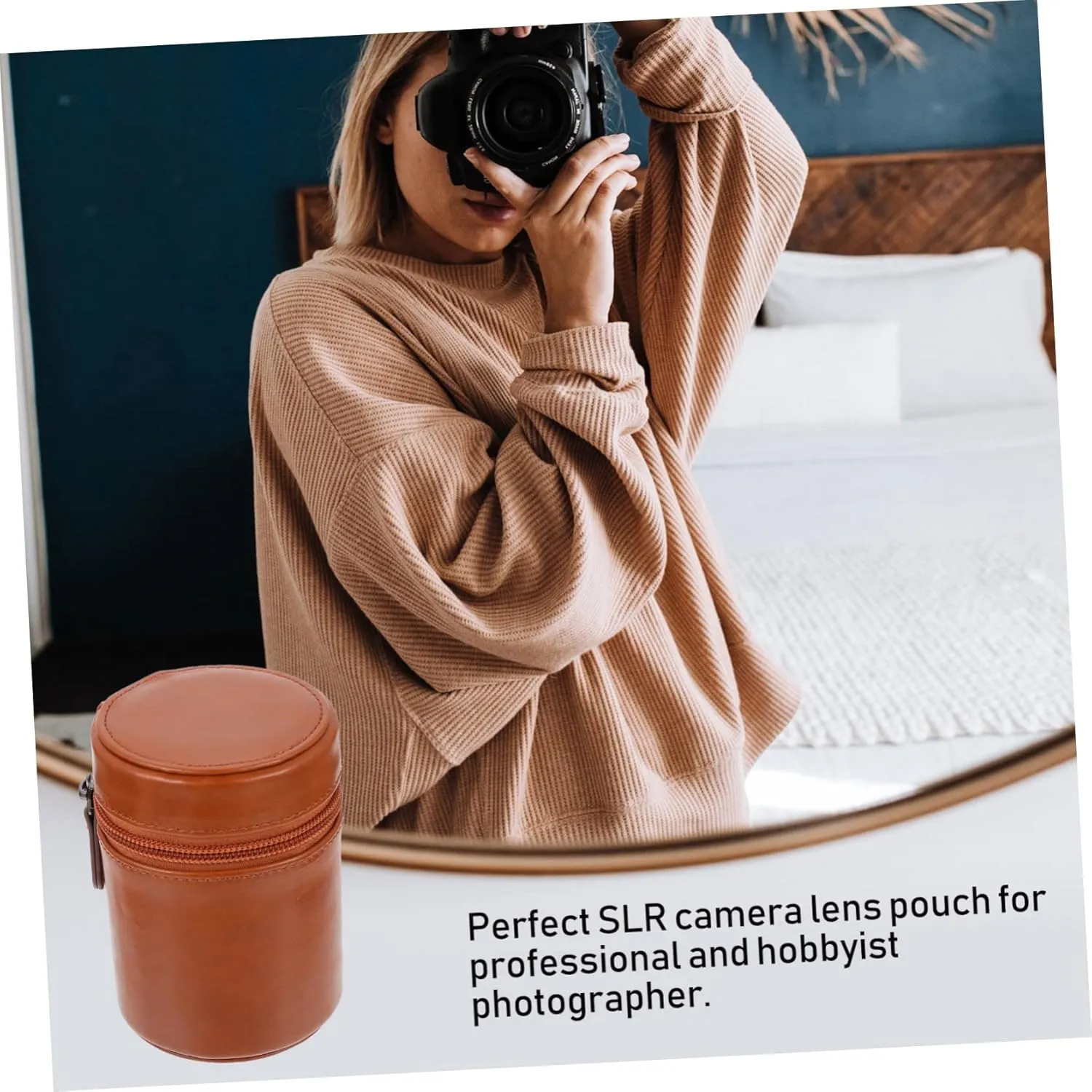 Shockproof Camera Lens Bag Camera Lens Holder Camera Lens Storage Bag Lens Pouch Bag Lens Cover Bag Water Resistant Camera Lens Case Lens Storage Pouch Camera Lens Protector