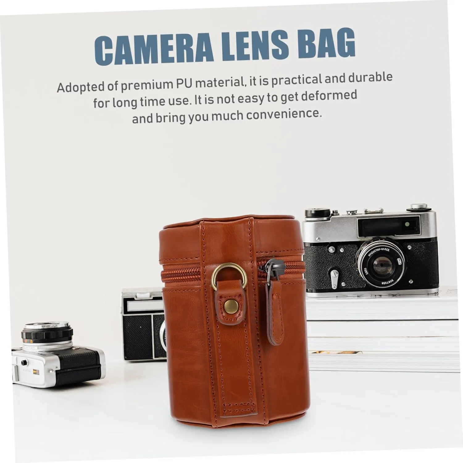 Shockproof Camera Lens Bag Camera Lens Holder Camera Lens Storage Bag Lens Pouch Bag Lens Cover Bag Water Resistant Camera Lens Case Lens Storage Pouch Camera Lens Protector