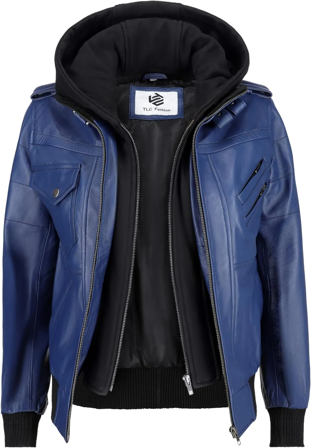 Soft Leather Motorcycle Jacket Women - Slim Leather Biker Jacket for Women