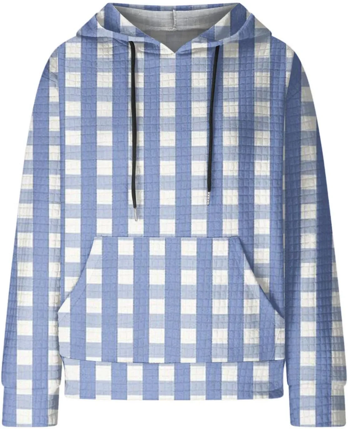 Soft Sweatshirts For Women Graphic Waffle Oversized Hoodies Casual Cute Drawstring Pullover Top Trendy Preppy Clothes