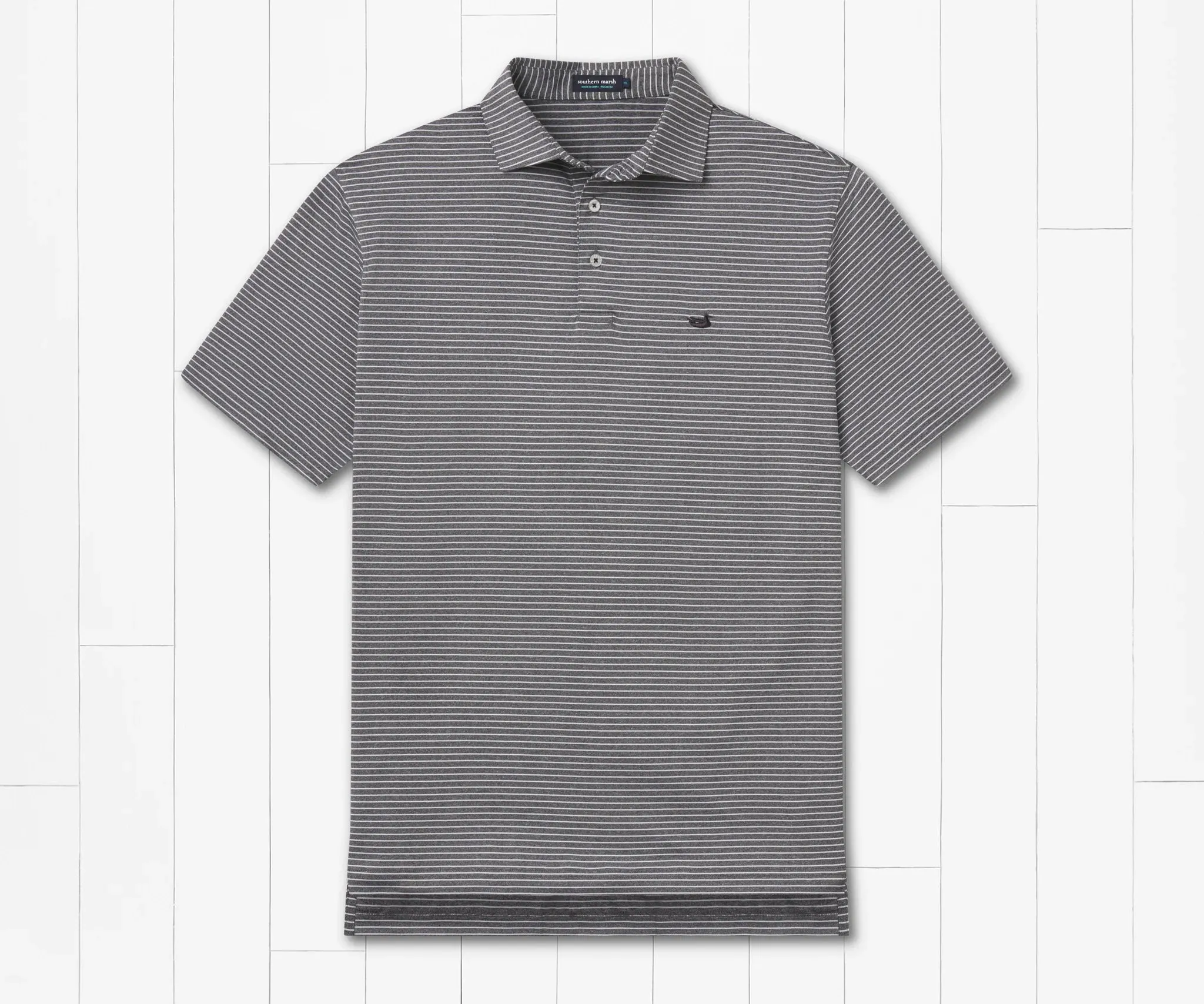 Southern Marsh Biloxi Heather Performance Polo