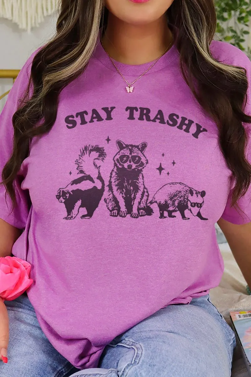 Stay Trashy Softstyle Adult T-Shirt