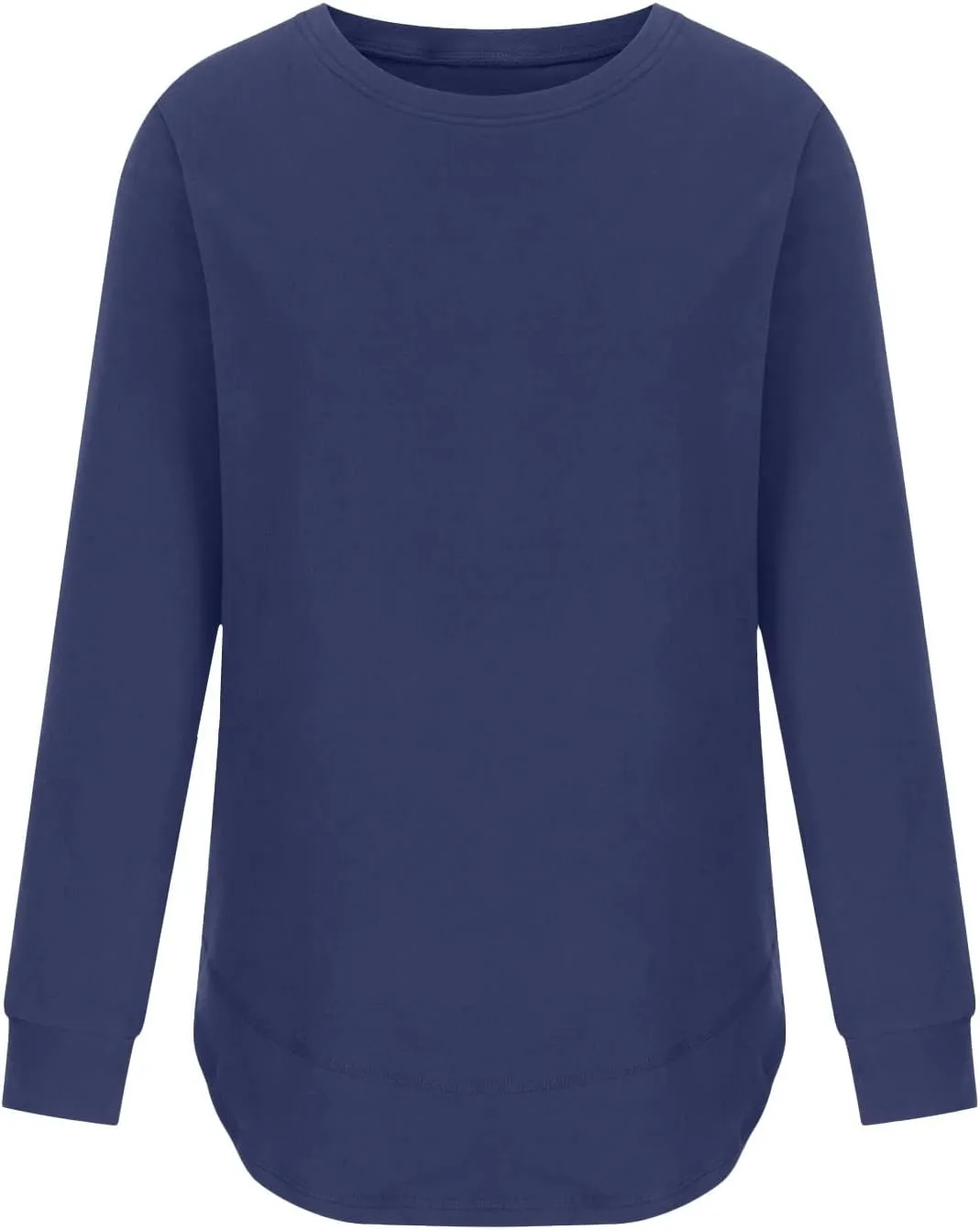 Sweatshirt For Women Casual Long Sleeve Crew Neck Tunic Shirts Casual Soft Pullover Tops Fall Clothes 2023