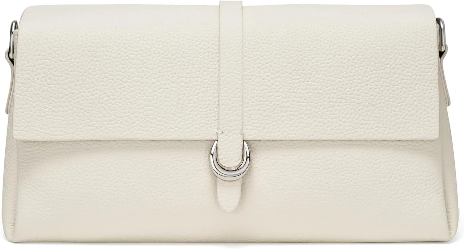 SWEETV Luxury White Clutch Purse