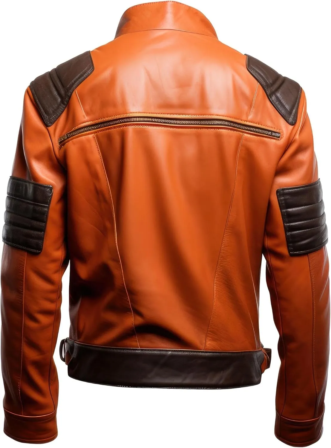 The Next Mens Biker Leather Jacket Motorcycle Coat Side Pockets Zipper Stand Collar Genuine Leather Jackets