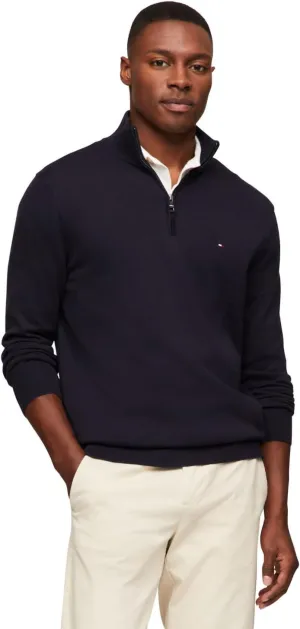 Tommy Hilfiger Men's Lightweight Pullover Quarter Zip Sweater