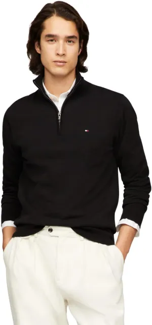 Tommy Hilfiger Men's Lightweight Pullover Quarter Zip Sweater