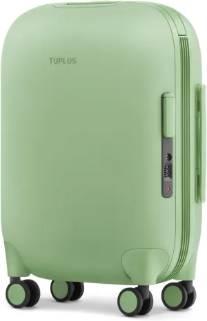 TUPLUS Suitcase ABS Hard Shell Luggage Hold Check in Travel Case with 4 Spinner Wheels,TIME CAPSULE COLLECTION