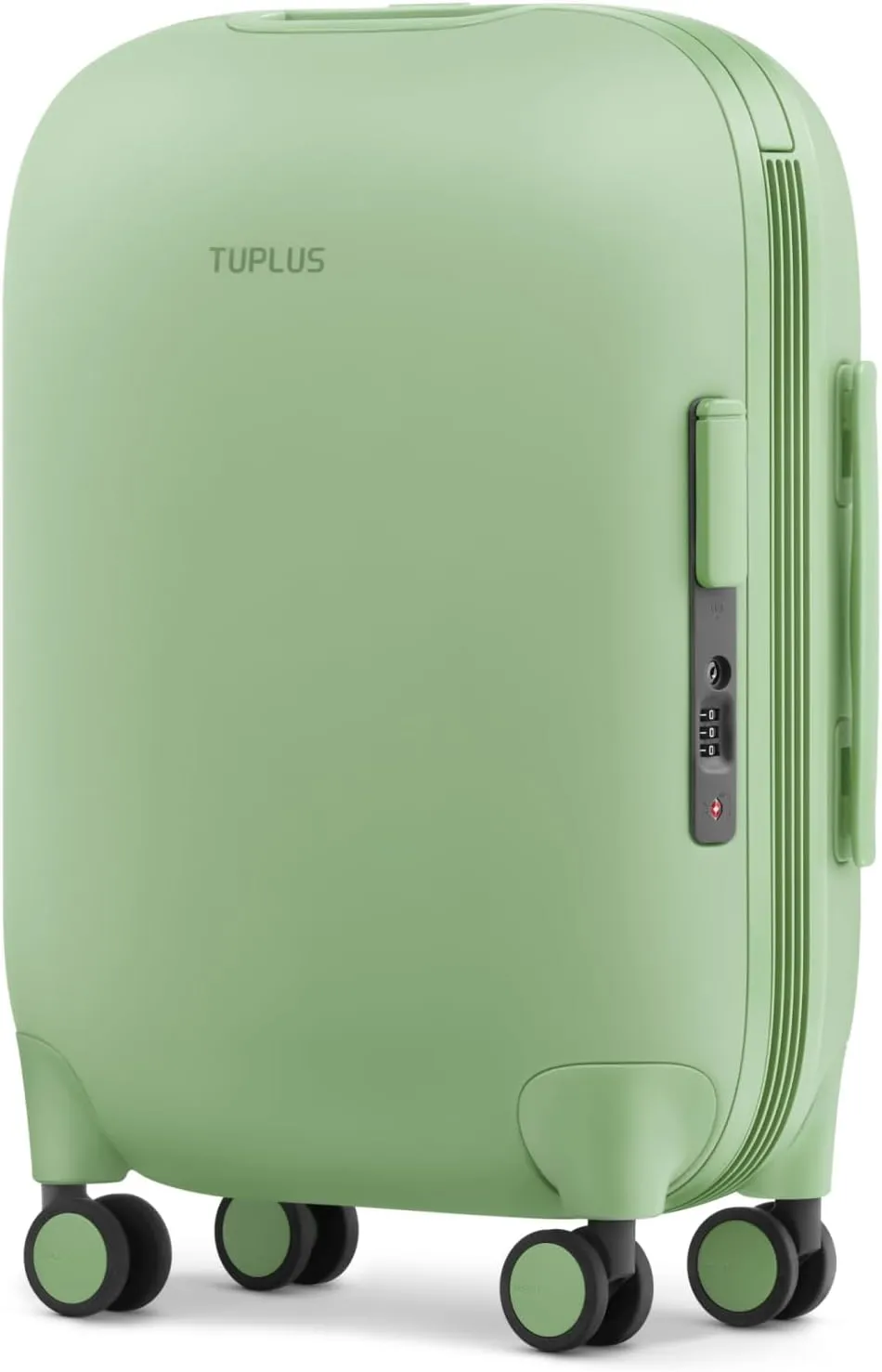 TUPLUS Suitcase ABS Hard Shell Luggage Hold Check in Travel Case with 4 Spinner Wheels,TIME CAPSULE COLLECTION