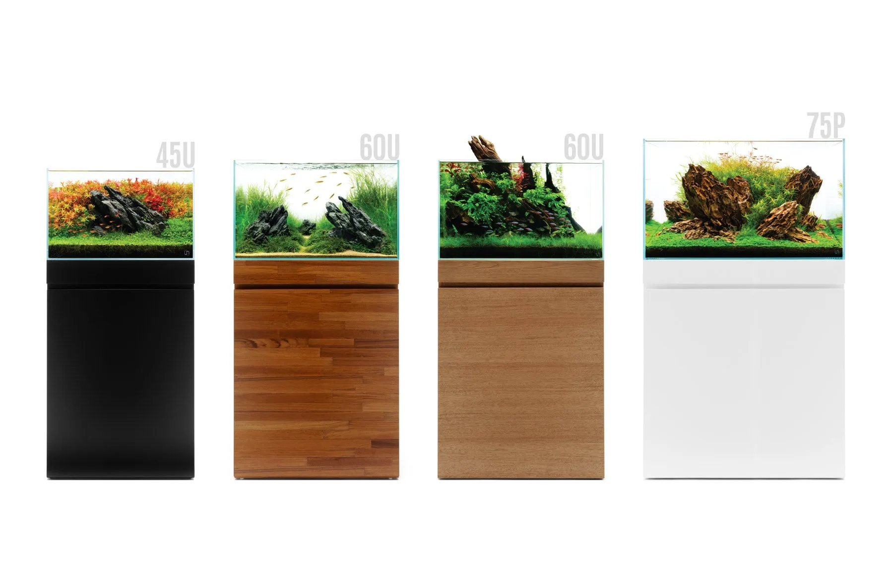 UNS Aquarium Stand and Tank Combo - Oak