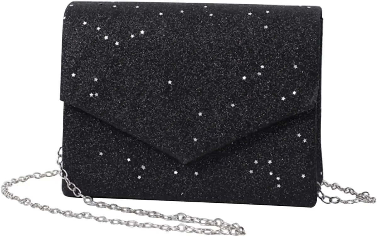 Versatile Evening Clutch Bag Women's Crossbody Bag for Night Out Wedding Formal Events Compact Lipstick Holder