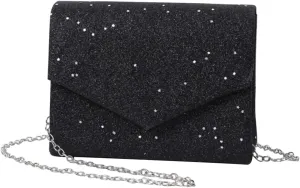 Versatile Evening Clutch Bag Women's Crossbody Bag for Night Out Wedding Formal Events Compact Lipstick Holder