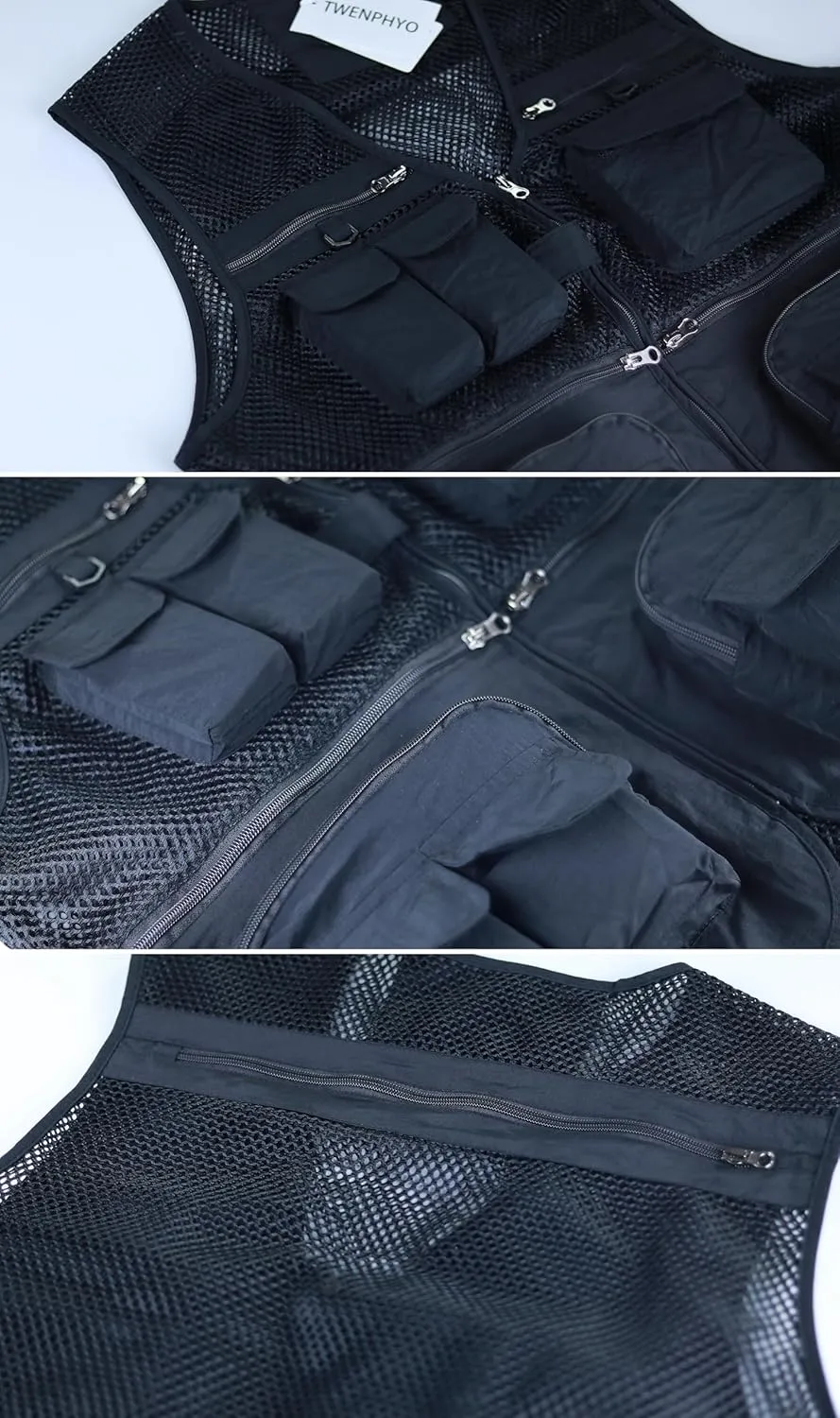 Versatile Men's Summer Vest for Fishing, Travel, Outdoor Work, Safari and Photography with Multiple Pockets