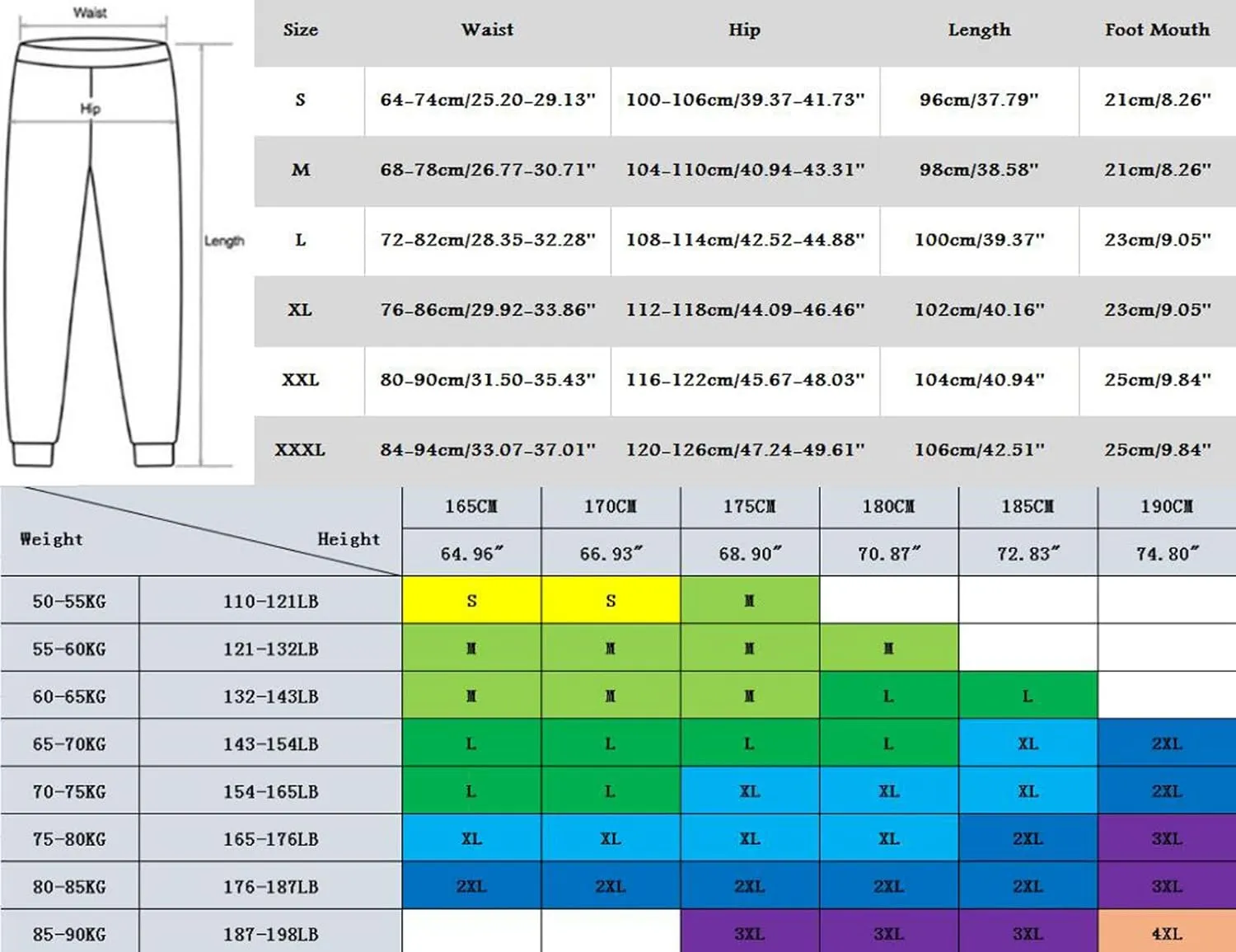 WABEOR Mens Joggers Pants Slim Fit Stretch Elastic Athletic Sweatpants Casual Breathable Lounge Pants Gym Workout Trousers