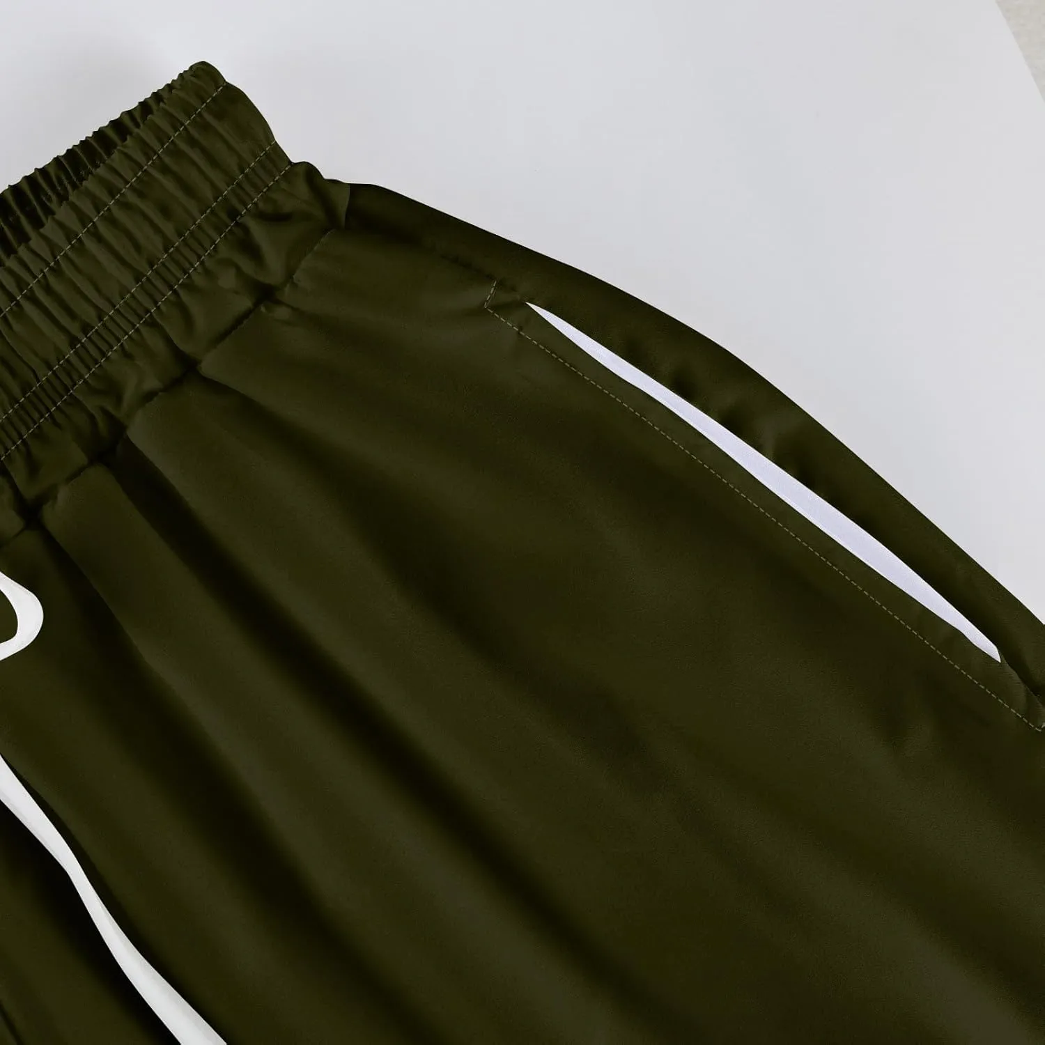 Wide Leg Pants for Women Casual Summer High Waistd Flowy Beach Pants Drawstring Elastic Waist Solid Pockets Trousers