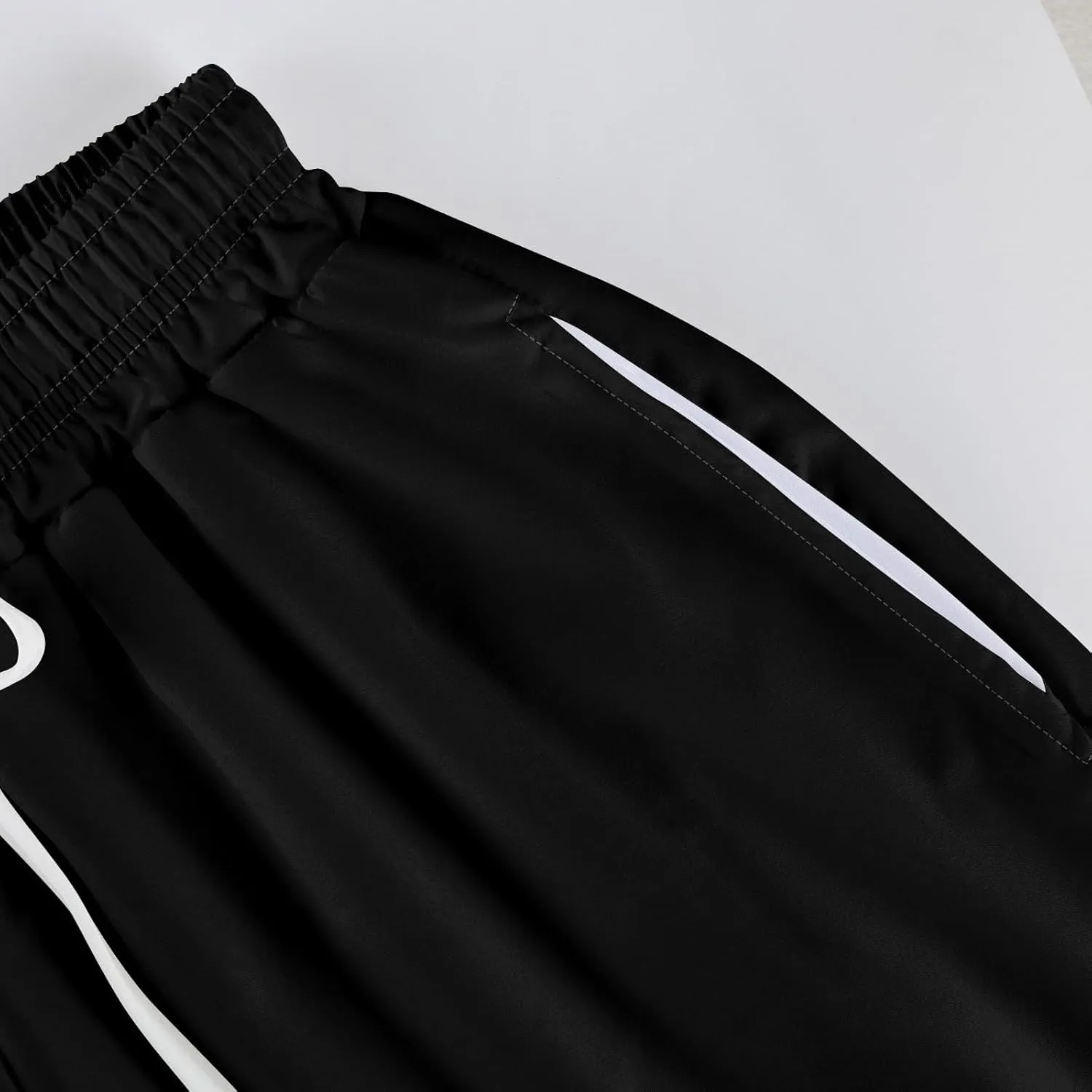 Wide Leg Pants for Women Casual Summer High Waistd Flowy Beach Pants Drawstring Elastic Waist Solid Pockets Trousers