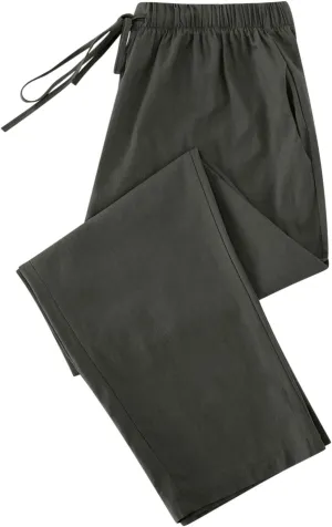 Women Linen Pants Summer 2025 Drawstring Elastic Waist Soft Comfy Cropped Pants Solid Color Wide Leg Palazzo Trousers