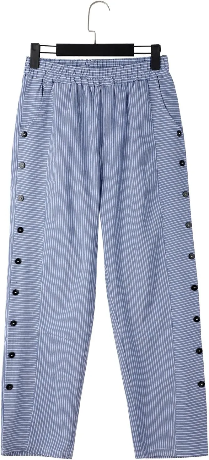 Women's Cargo Sweatpants 2024 Casual Fall Outfits for Women 2024 Trendy Women's Loose Jogging Pants Blue Sweat Pants