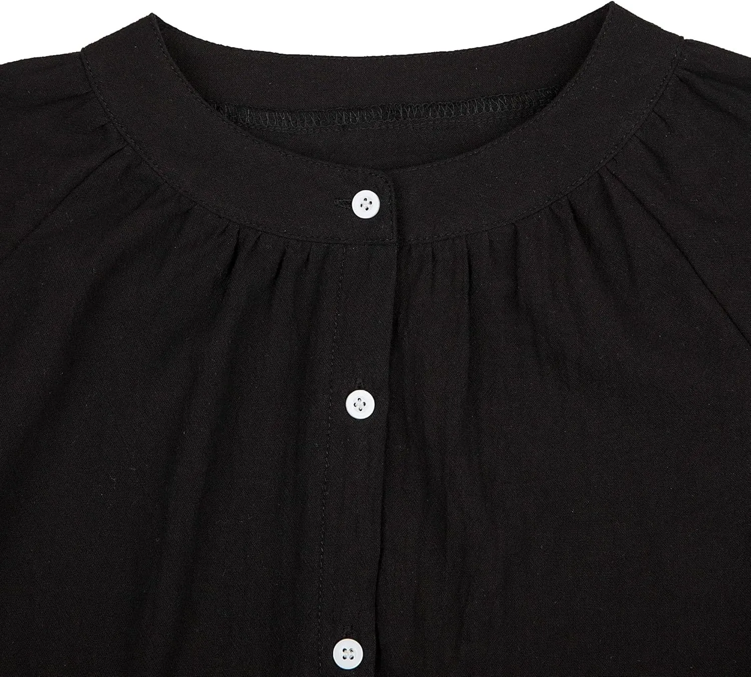 Womens Summer Button Down Rolled-Up Sleeve Loose Casual Side Split Shirt Dresses Swimsuit Cover Ups