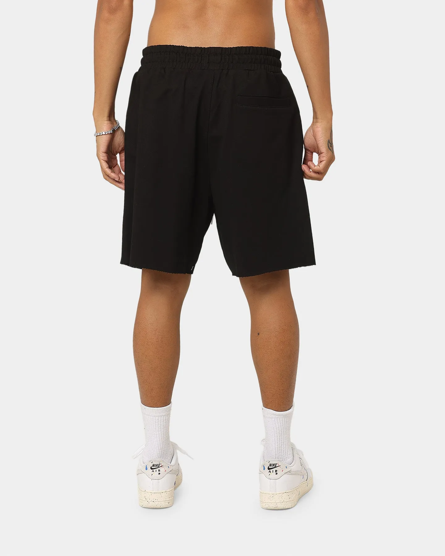 XXIII Alvize Bleached Sweat Shorts Black