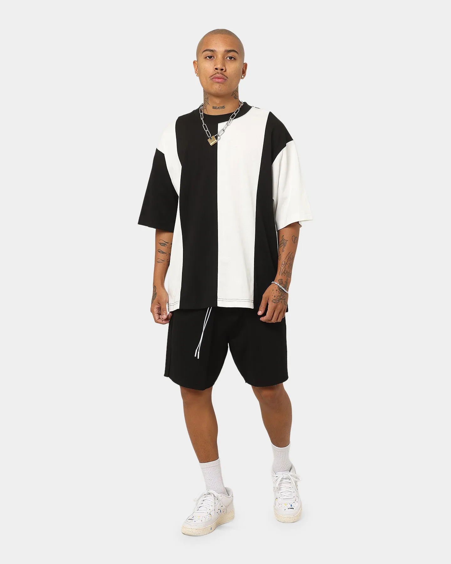 XXIII Alvize Bleached Sweat Shorts Black