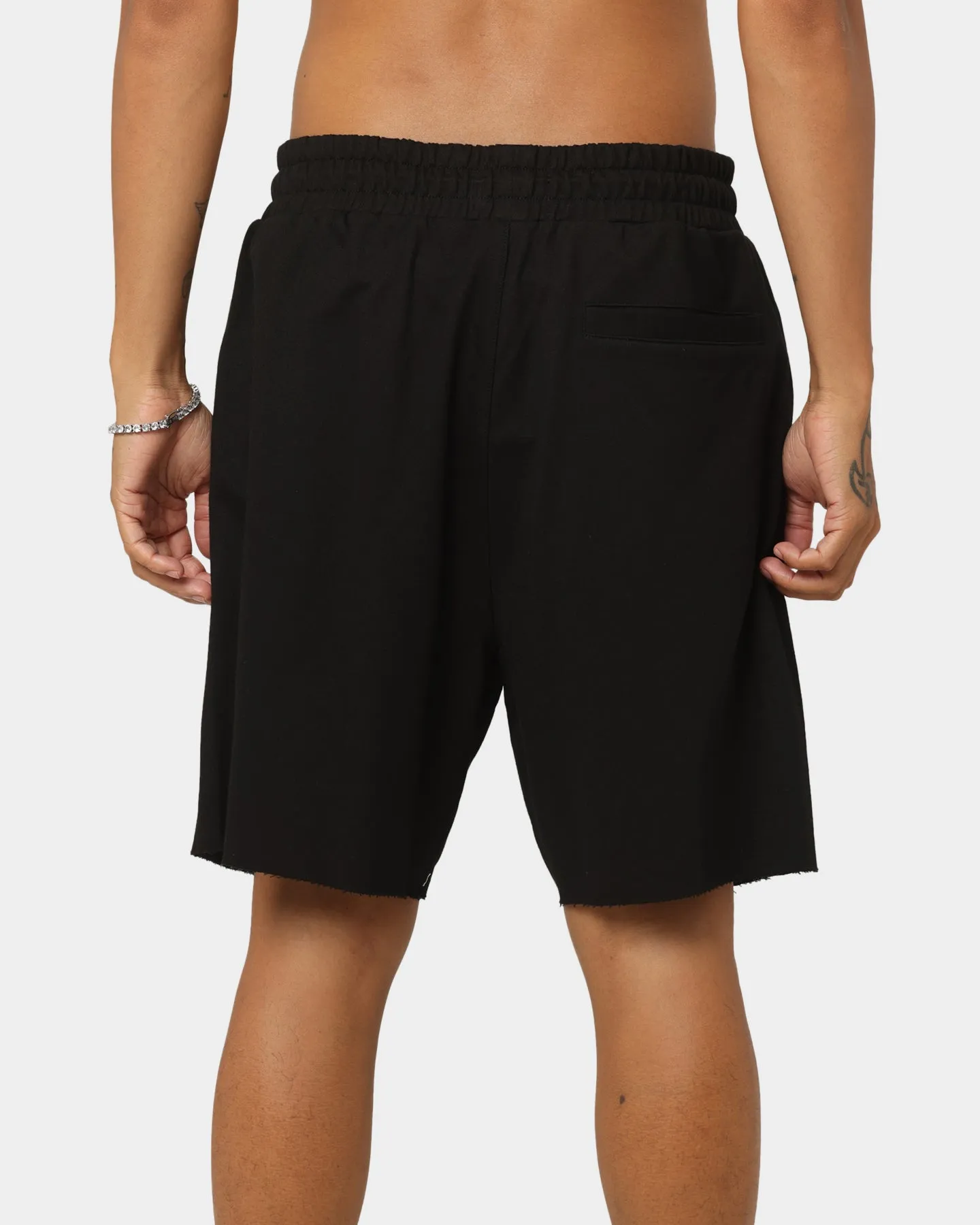 XXIII Alvize Bleached Sweat Shorts Black