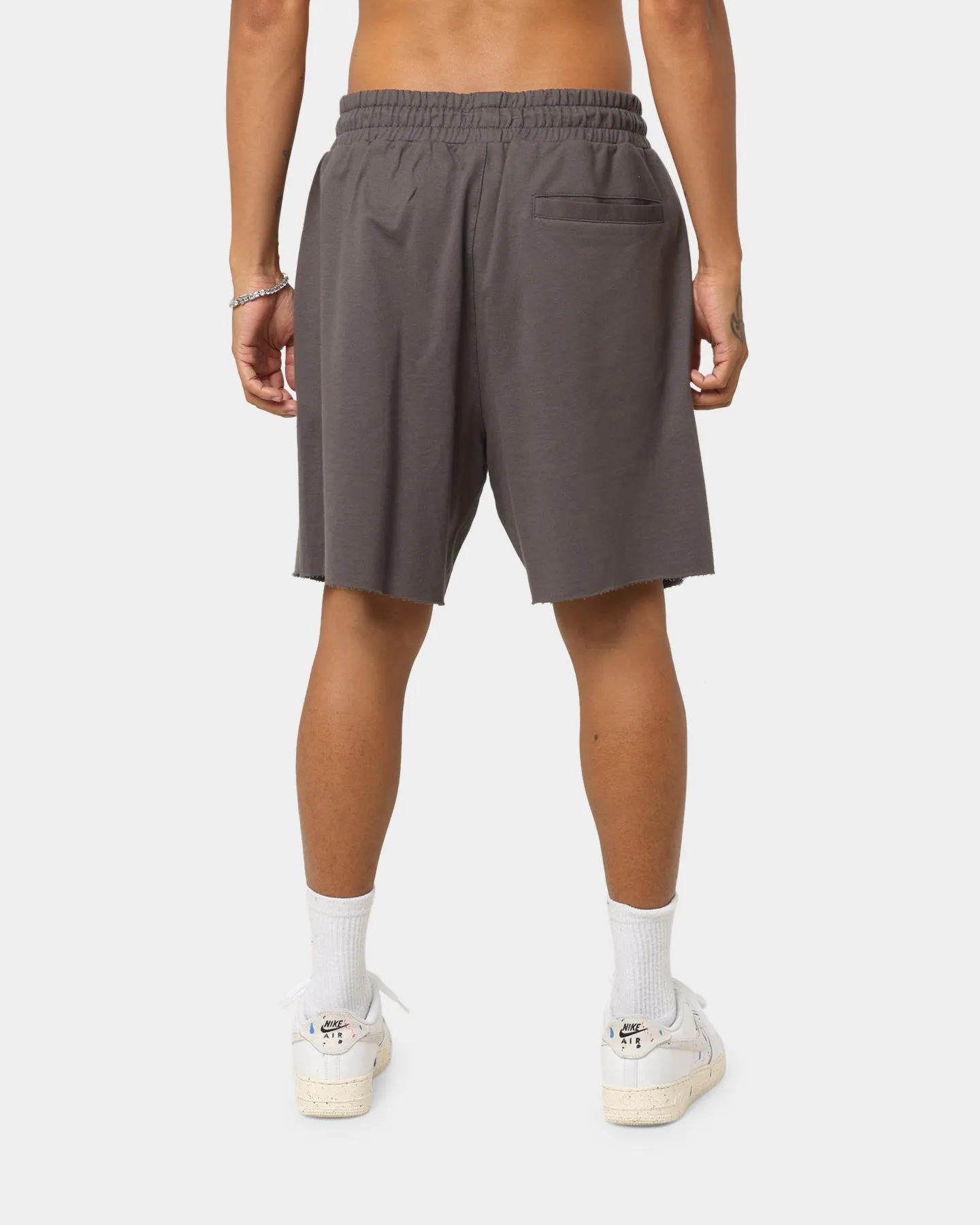 XXIII Alvize Bleached Sweat Shorts Dark Grey